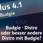 Solus 4.1 Budgie